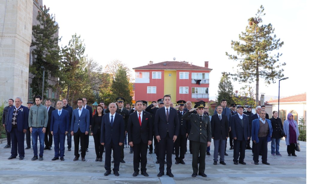İlçemizde 10 Kasım Atatürk'ü Anma Programı...
